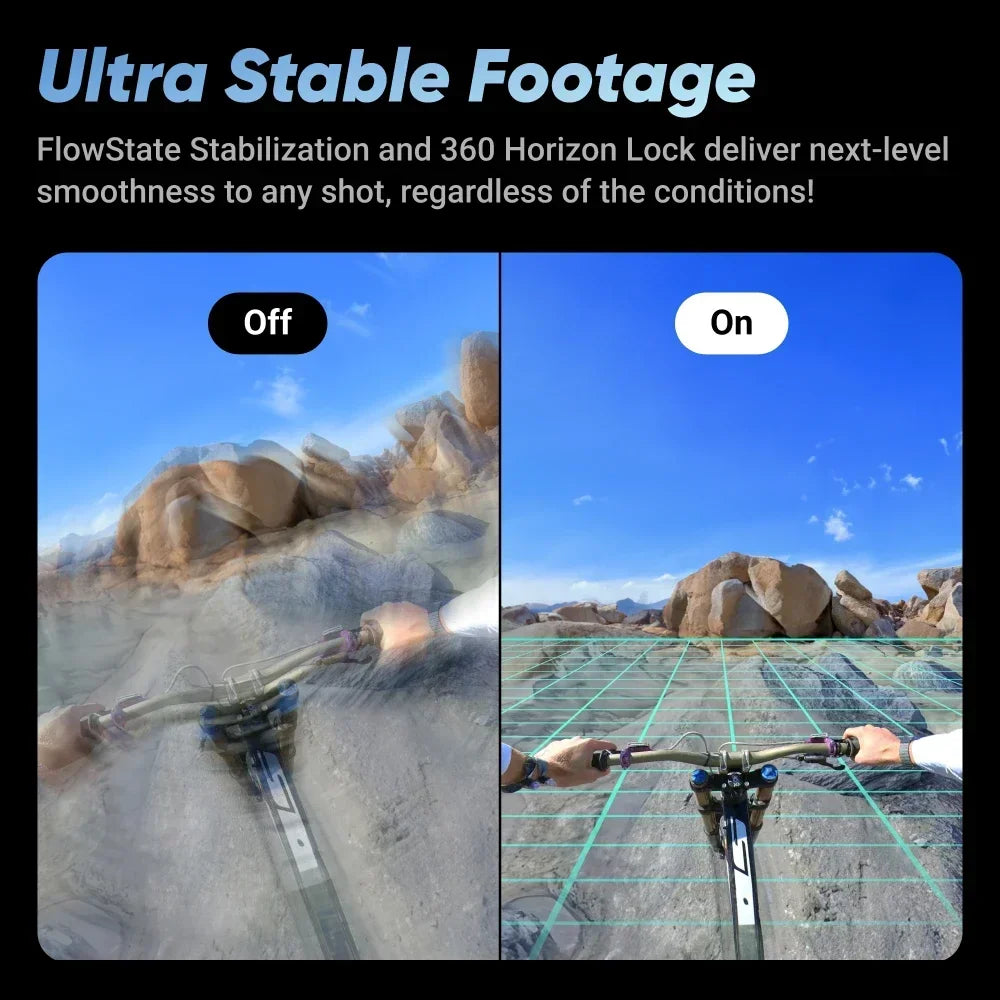 Insta360 X4 - 8K Waterproof 360 Action Camera, Waterproof, 4K Wide-Angle Video, Removable Lens Guards, Support Dropshipping