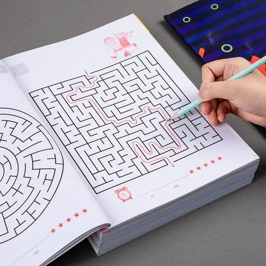 Children Maze Game Book Student Concentration Training Intellectual Development Educational Early Learning Toys Kids Gifts - AIAZ