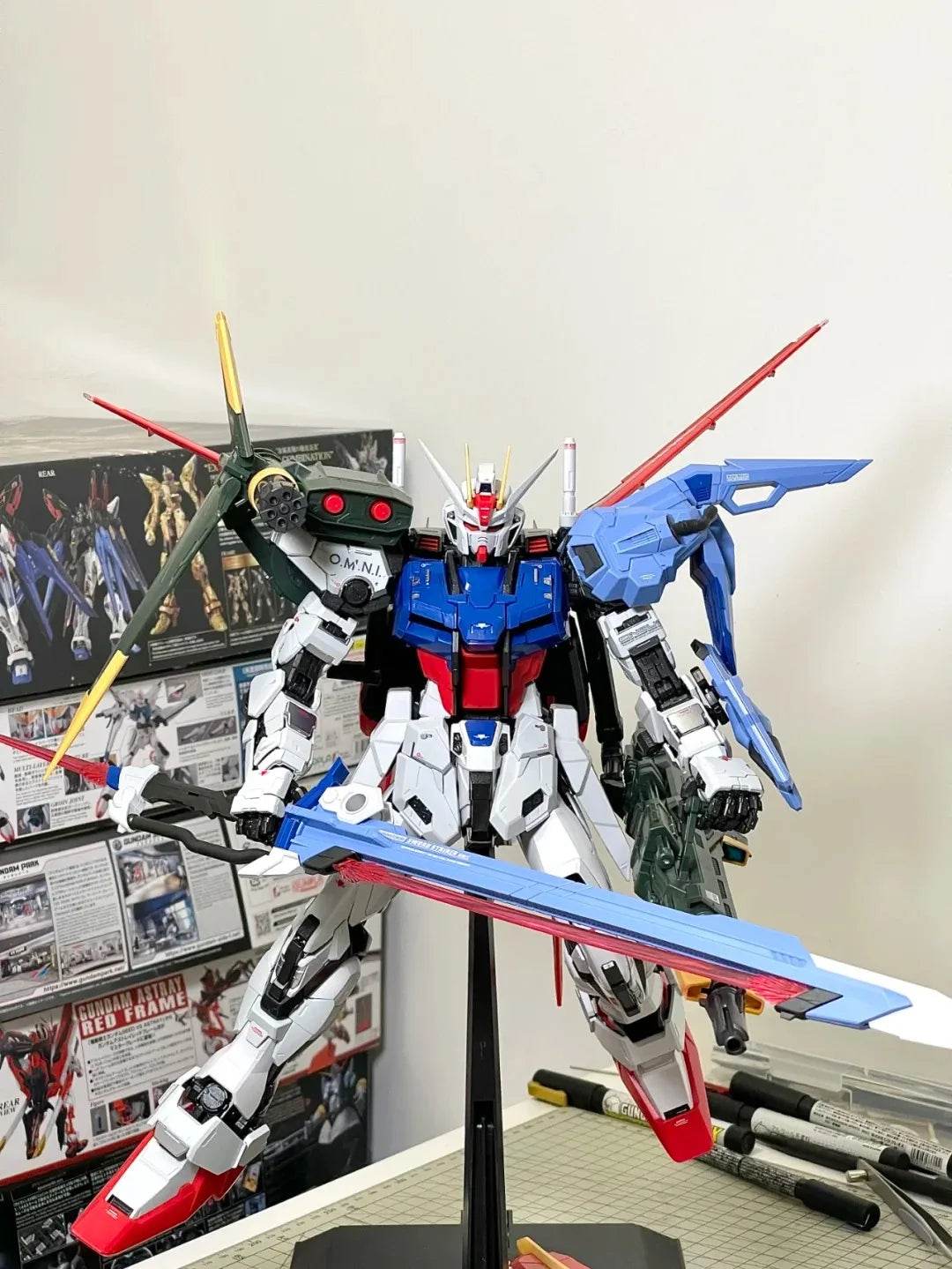 Anime Figure Magic Hg Perfect Attack Assembly 1/144 Model Animation Peripheral Figure Gift Ornament Robot Warrior Boy Toys - AIAZ