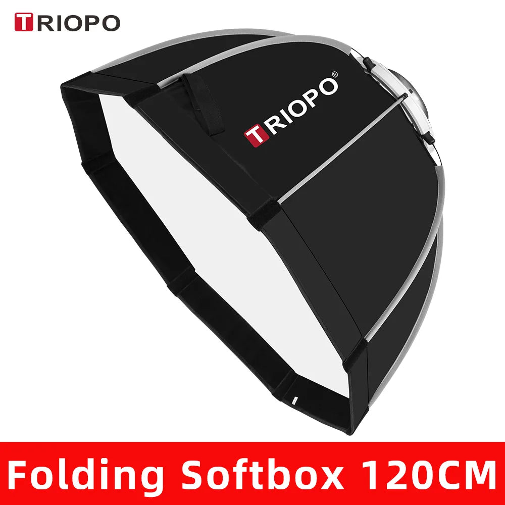 TRIOPO K3 Series Quick-Setup Octagon Softbox Bowens Mount for Sokani X100 X60 Mini Aputure 300c 200xS Godox LED Video Light