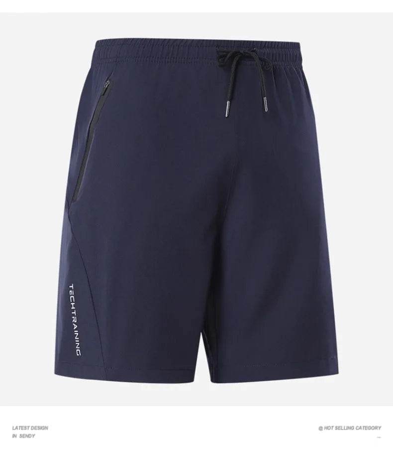 Trendy NEW 2025 Summer Men's Loose Shorts Above Knee Cross Border Beach Basketball Shorts Sweat Absorbing Casual Shorts - AIAZ