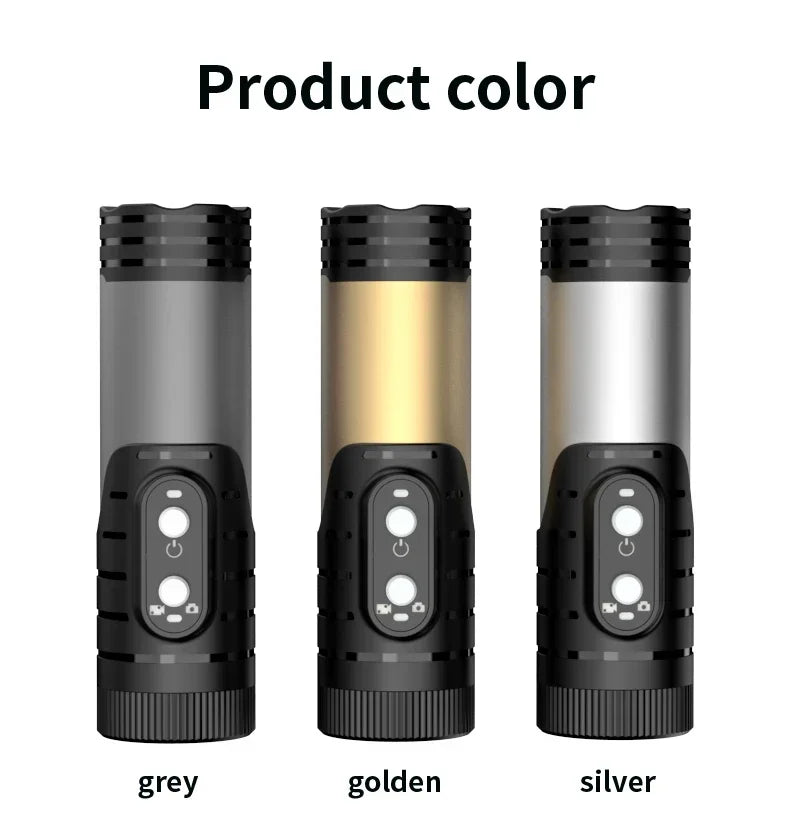 4K Full HD Wifi Portable Camera Waterproof and Anti Shake Sports Cameras Bicycle Motorcycle Helmet Cam Flashlight Camcorder