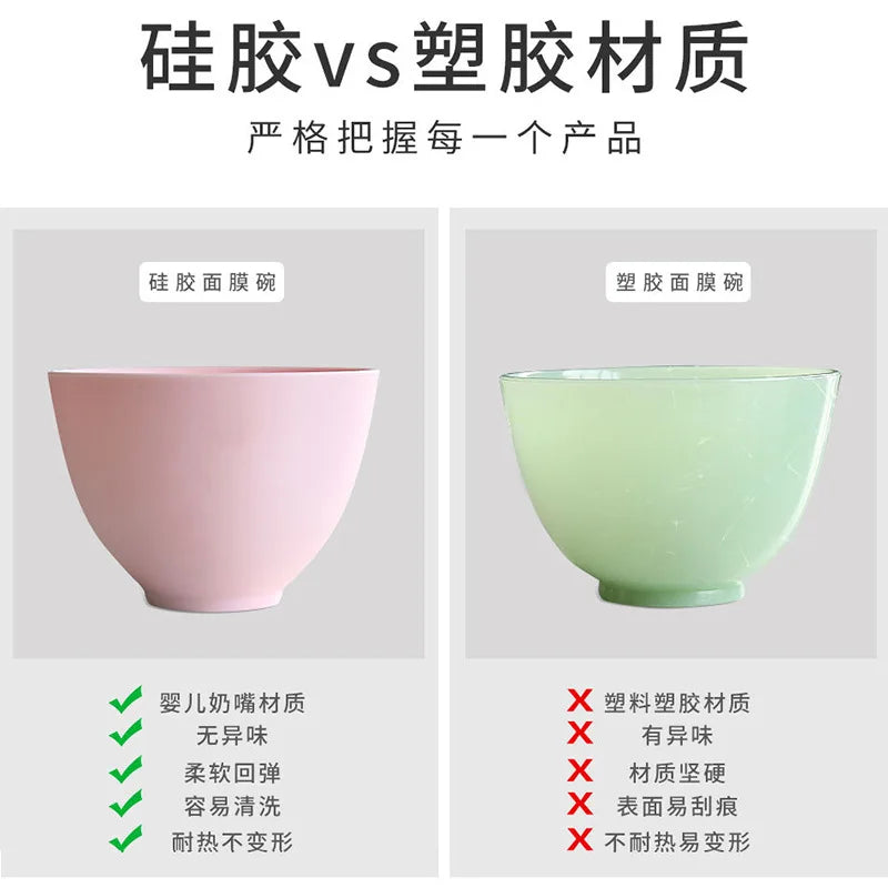 Face Set for Mask Mixing Bowl Girls Facial Skin Care Tools Kit Women Beauty Supplies Makeup DIY Mask Tool Set Facial Care Tool