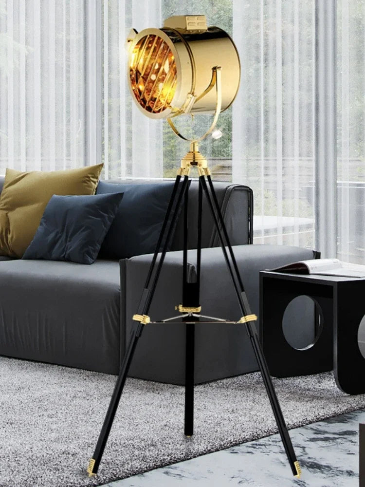 Nordic Creative Designer Stainless Steel Floor Lamp Restaurant Living Room Studio Retro Metal Led Light Home Decoration Lighting