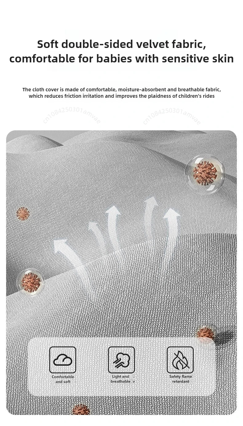 Car safety seat, 0-12-year-old growth type safety seat, ISOFIX hard interface+LATCH stability is good, preventing rollover