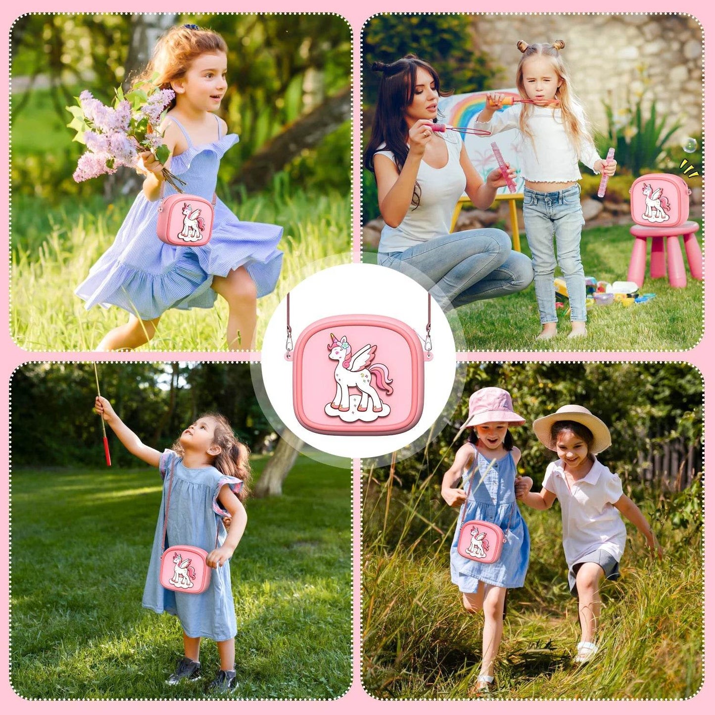 AMORUS Kids Camera Instant 1080P HD Dual Lens Selfie Digital Camera for Girls Boys Christmas Birthday Gifts Toys With 32G Print - AIAZ