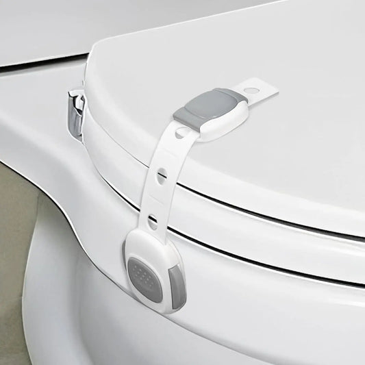 Baby Proof Toilet Lock - Child Safety Cabinet Locks for Toilet Seat, Drawers, Fridge, Doors | Easy Install with Strong 3M Adhesi