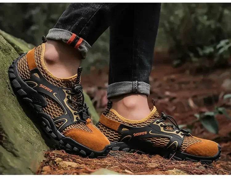 Wear-resistant Shoes for Men Hiking Shoes Jogging Trekking Sneakers Fast Zapatos Outdoor Hombre Invierno Outdoor Anti-slip - AIAZ