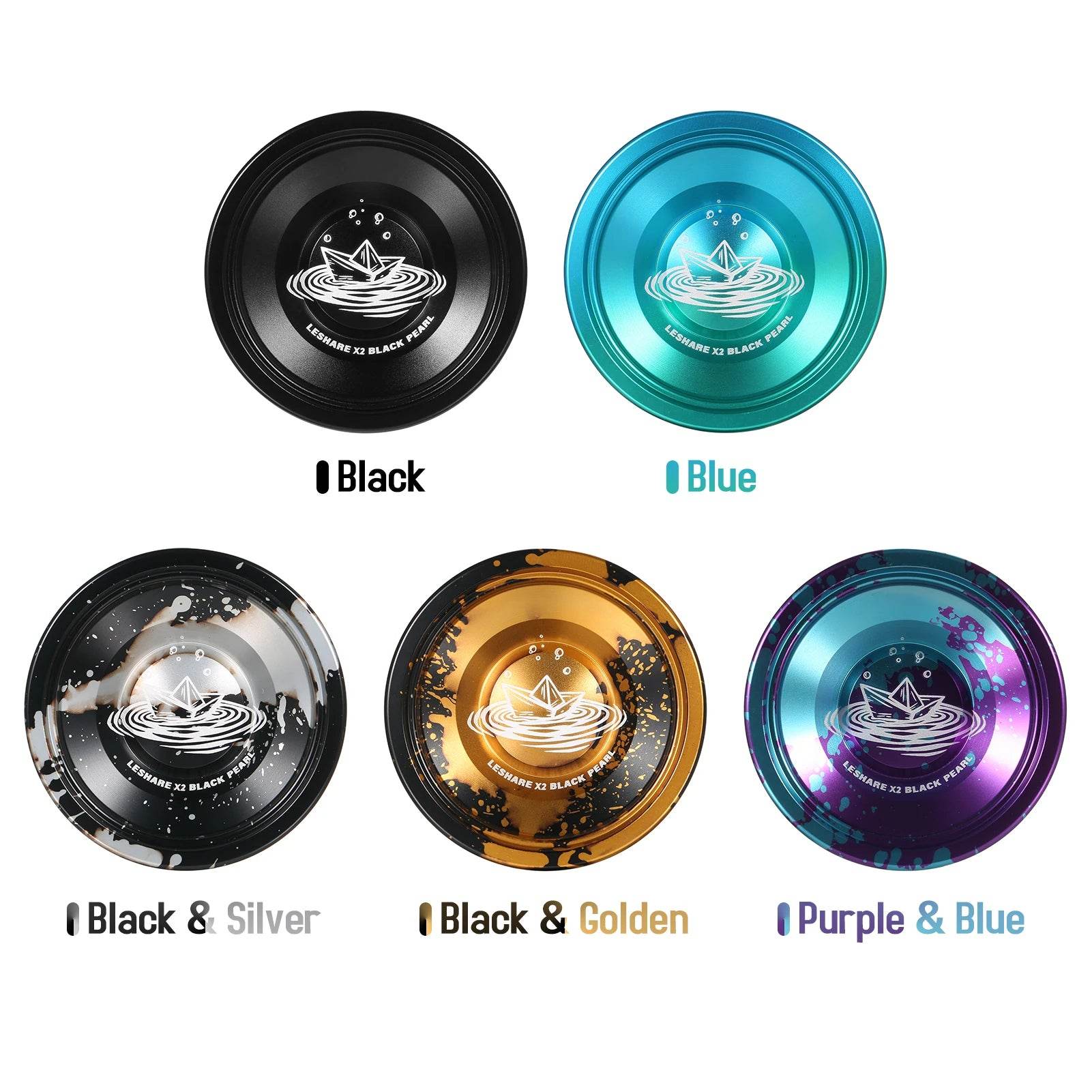 LESHARE Yoyo Ball Aluminum String Trick YoYo Balls Competitive Yo Yo Gift with Bearing Strings and Gloves Classic Toys - AIAZ