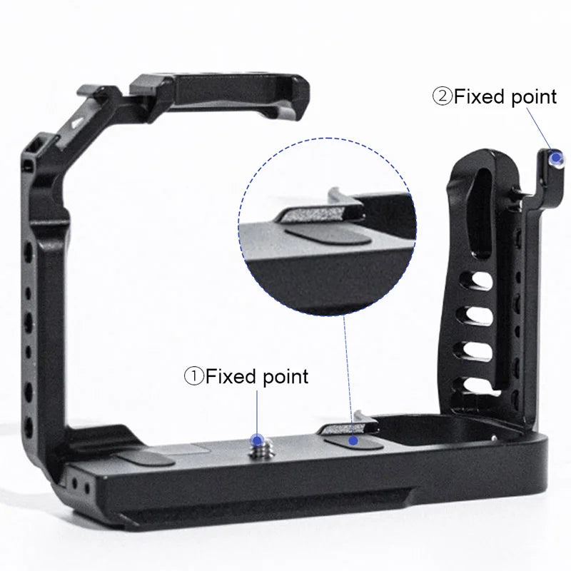YANZUO Portable Camera G9 Rabbit Cage Kit Suitable For Panasonic Lumlx G9 Camera Metal Protective Frame 1/4 Hole Camera Cage