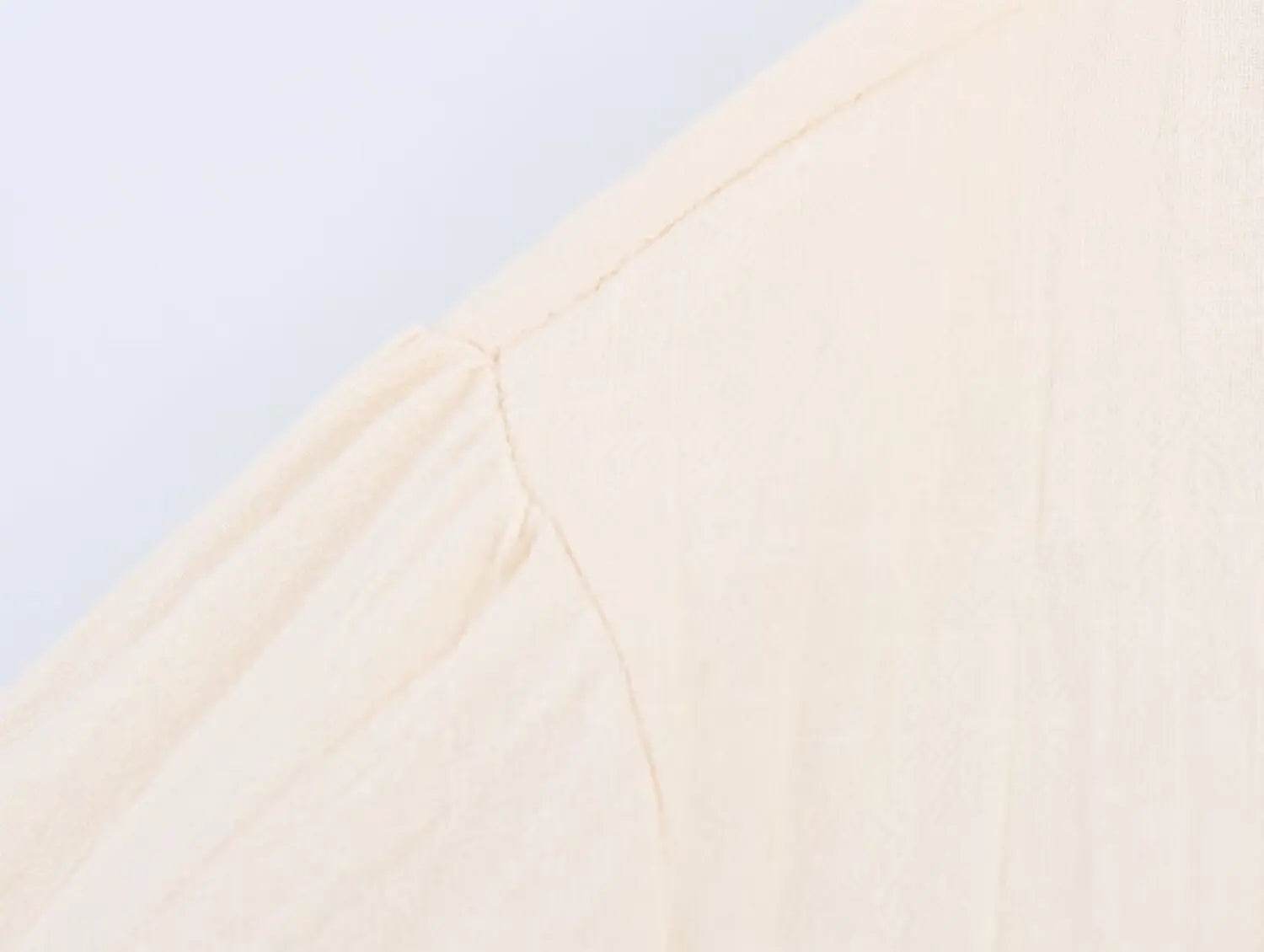 TRAFZR Ruffle Shirt Embroidered Women's Long Sleeve Top Boho Chic Woman Shirts Female Blouse Elegant Oversized Tops 2025 Cotton - AIAZ