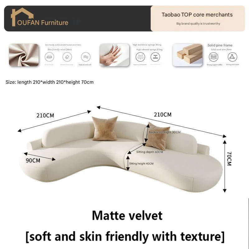 Modern Luxury Living Room Sofas White Minimalist Comfortable Large Size Living Room Sofas Designer Muebles Terrace Furniture