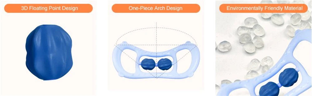 Massage Roller for Neck Thigh Calf and Leg, Personal Muscle Handheld Deep Tissue Trigger Point Foam Myofacial Tools Pro Recovery