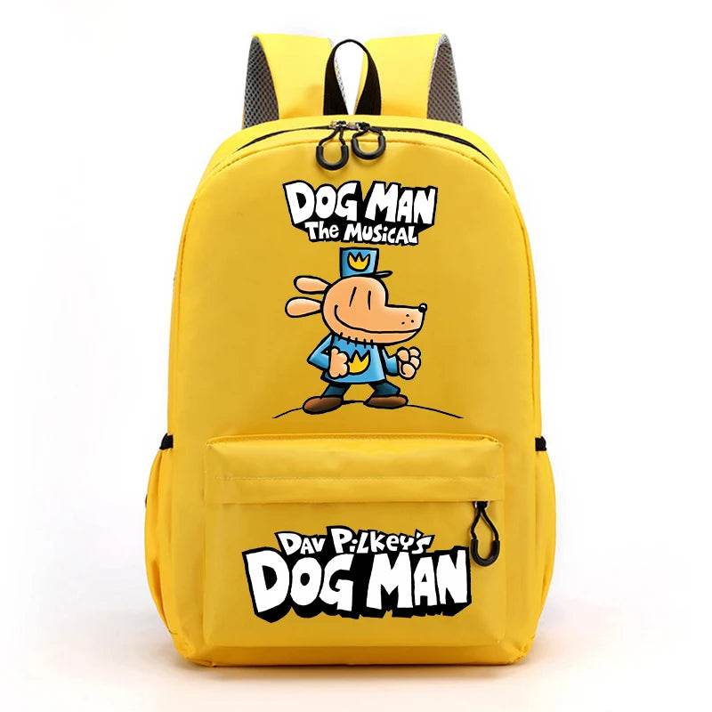 New Dog Man Kids Backpacks Boys Large-capacity School Backpack Cute Cartoon School Bags Children School Supplies Birthday Gifts - AIAZ