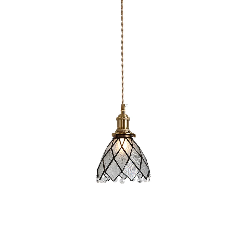 IWHD 2022 NEW Nordic Glass LED Pendant Lights Fixtures Copper Bedroom Dinning Room Restaurant Modern Hanging Lamp Lighting