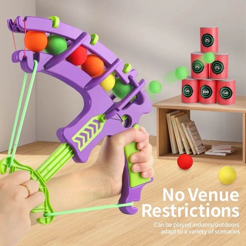 1 set of toys suitable for indoor and outdoor activities, including sports, jumping, cartoon dart board, throwing sticky balls - AIAZ
