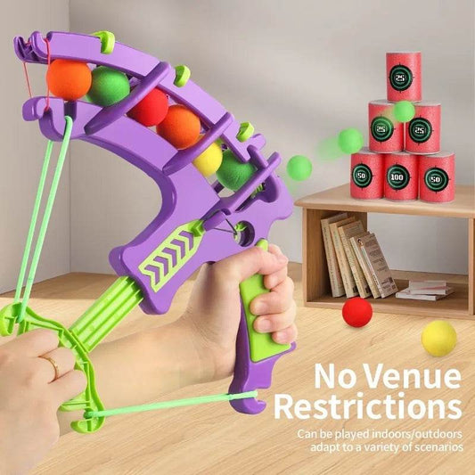 1 set of toys suitable for indoor and outdoor activities, including sports, jumping, cartoon dart board, throwing sticky balls - AIAZ