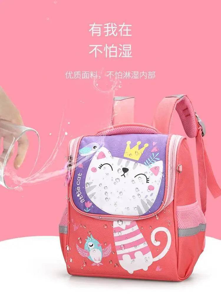 Children School Bags Girls Boys Backpacks Kindergarten Schoolbag Cartoon Animal Toddler Kids Backpack For 2-8 Years - AIAZ