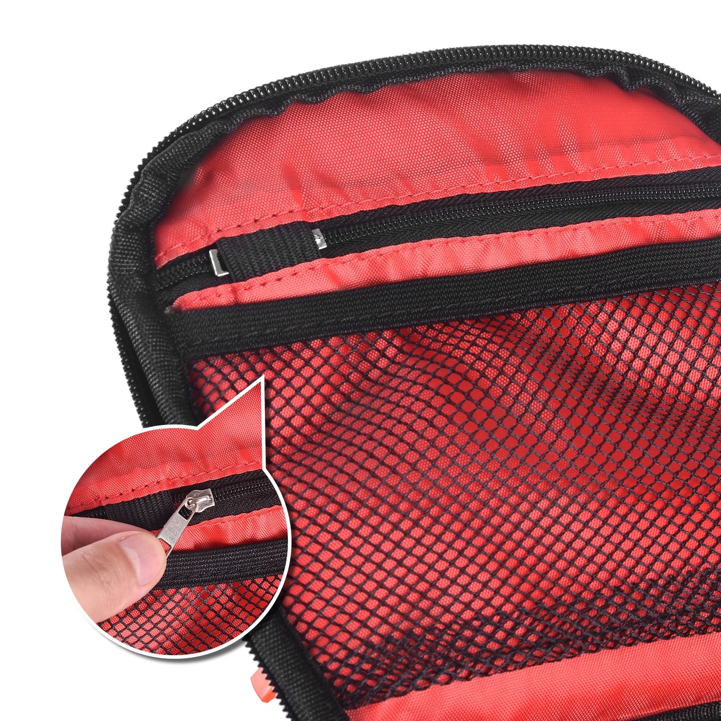 FOSOTO FT-R5 Black DSLR Camera Bag Shoulder Waterproof Rain Cover Crossbody Case Compatible for Canon Nikon Pentax Olympus