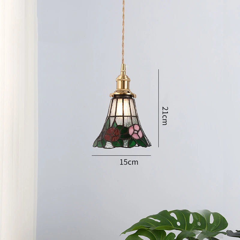IWHD 2022 NEW Nordic Glass LED Pendant Lights Fixtures Copper Bedroom Dinning Room Restaurant Modern Hanging Lamp Lighting