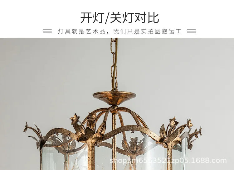 American Restaurant Chandelier Vintage   French Candle Bedroom Crystal Lighting Including light bulbs