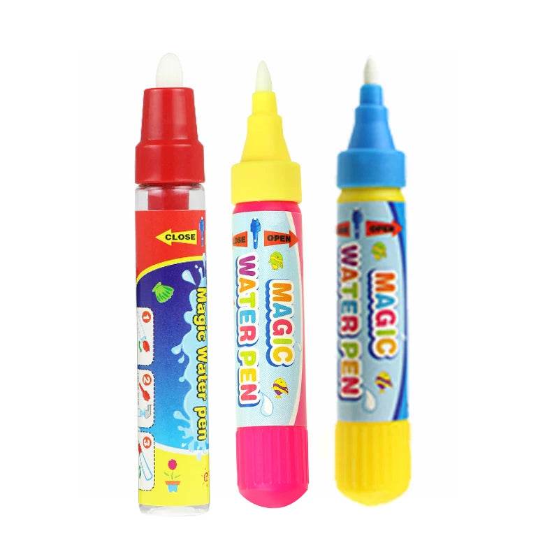 Doodle Pen Magic Pen Painting Mat Toys Pen Writing Mat Pen Water Drawing Toys Replacement Tool Educational Toys for Kids - AIAZ