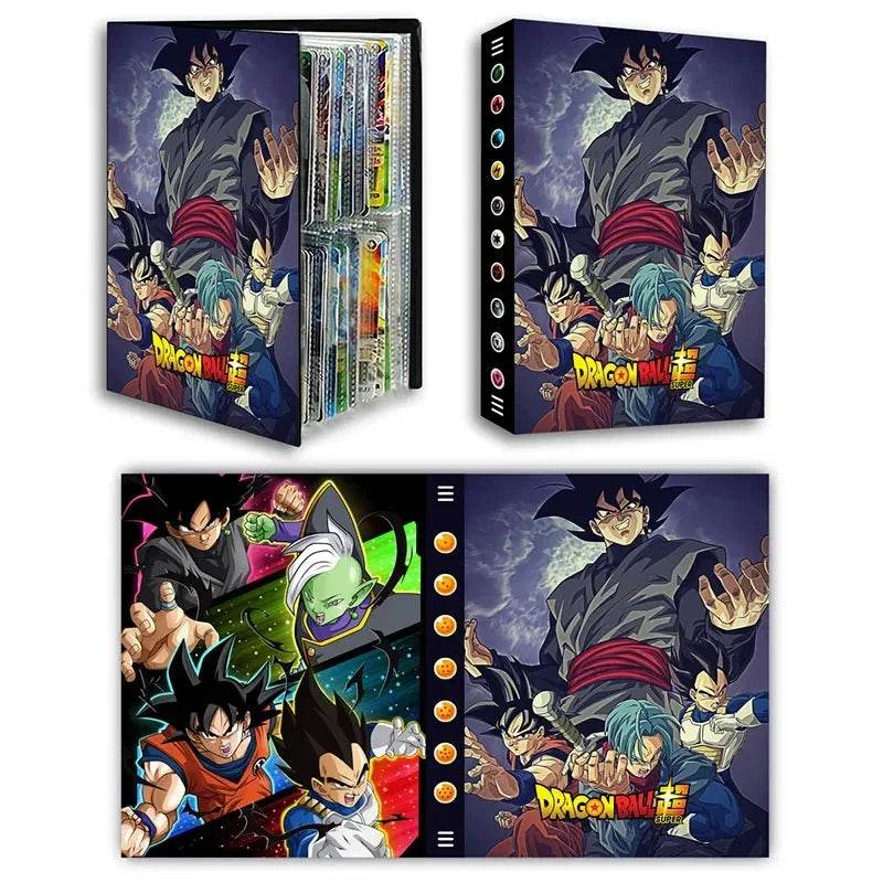Dragon Ball Son Goku Vegeta Frieza 240pcs Card Album Book Game Card Holder Binder VMAX Game Card Collection Kids Toys Gift - AIAZ