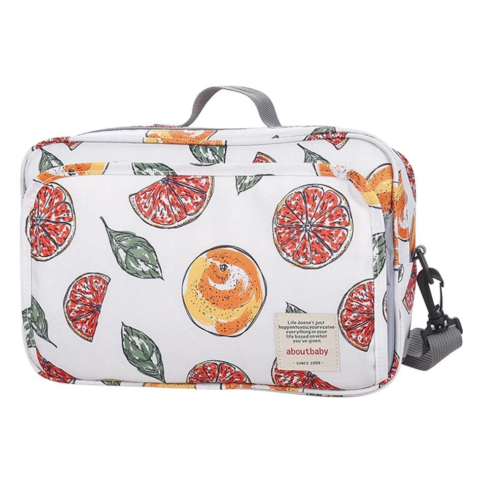 Women Multi-functional Messenger Bags Outdoor Waterproof Stroller Hanging Bag Baby Diaper Bags Adult Casual Cartoon Shoulder Bag