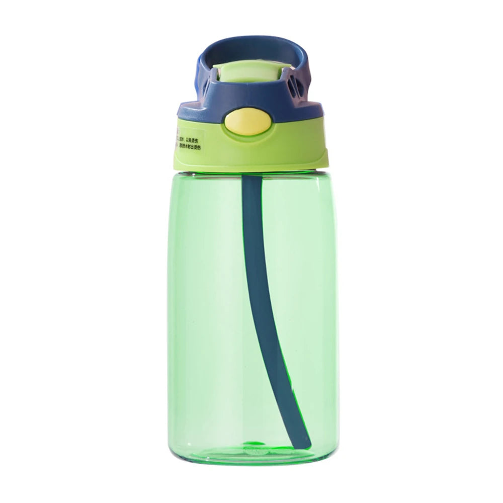 480ML Kids Water Cup Creative Cartoon Baby Feeding Cups With Straws Leakproof Water Bottles Outdoor Portable Children's Cups