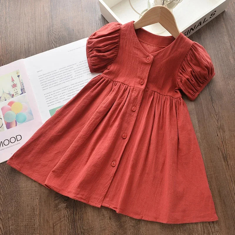 Bear Leader Floral Girls Dress Floral Kids Dresses Girls Princess Dress Children Clothes Girls Dress Casual Wear 3 7Y Vestido