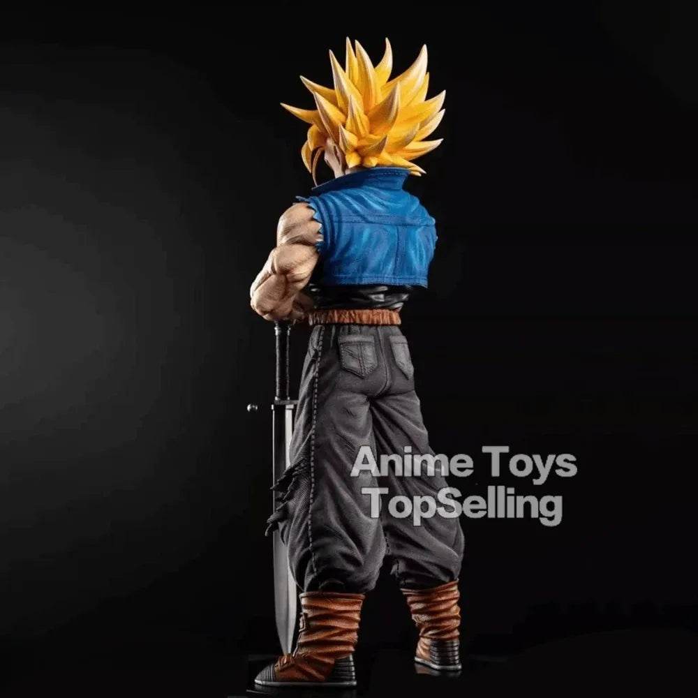 25cm/9.84in Anime Dragon Ball Z Figure Trunks Action Figures Pvc Statue Collection Model Toys for Children Gifts - AIAZ