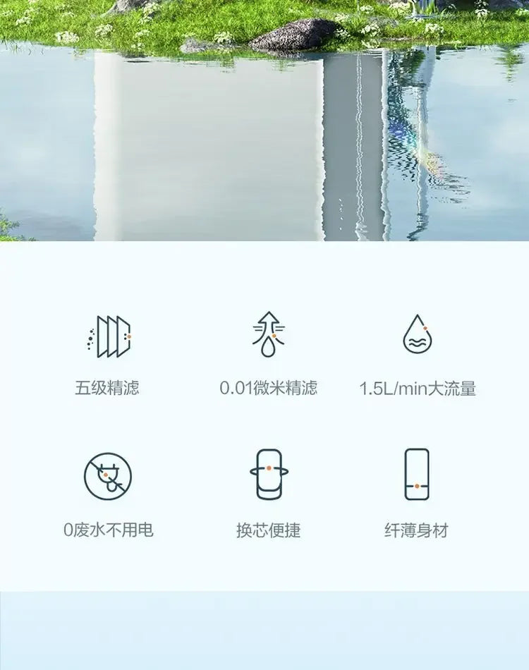 Household Appliance  New Arrivals Water Purifier Filter Tap Water Pre-filter Non-direct Drinking Ultrafiltration Water Purifier