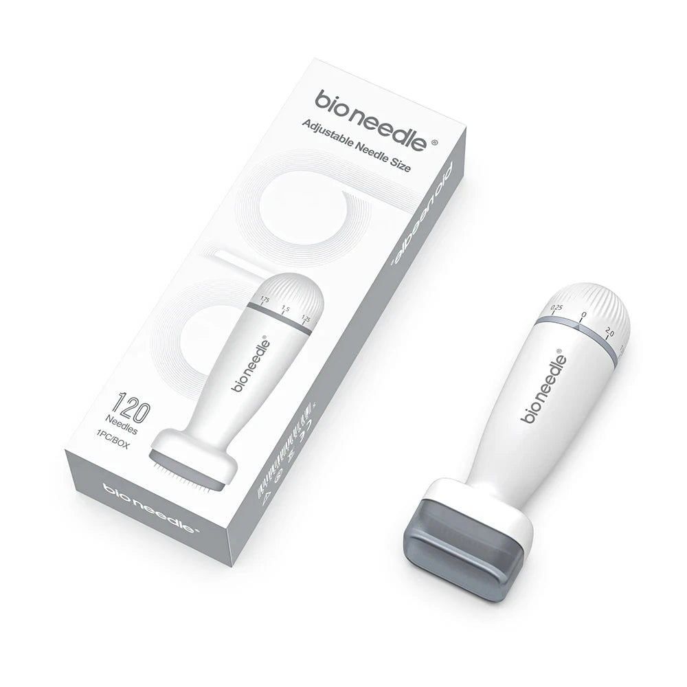 Adjustable Skin Rejuvenation Dermastamp Microneedling Derma Stamp Bio Needle 120 pin Acne Scar Removal Home Use Beauty Equipment