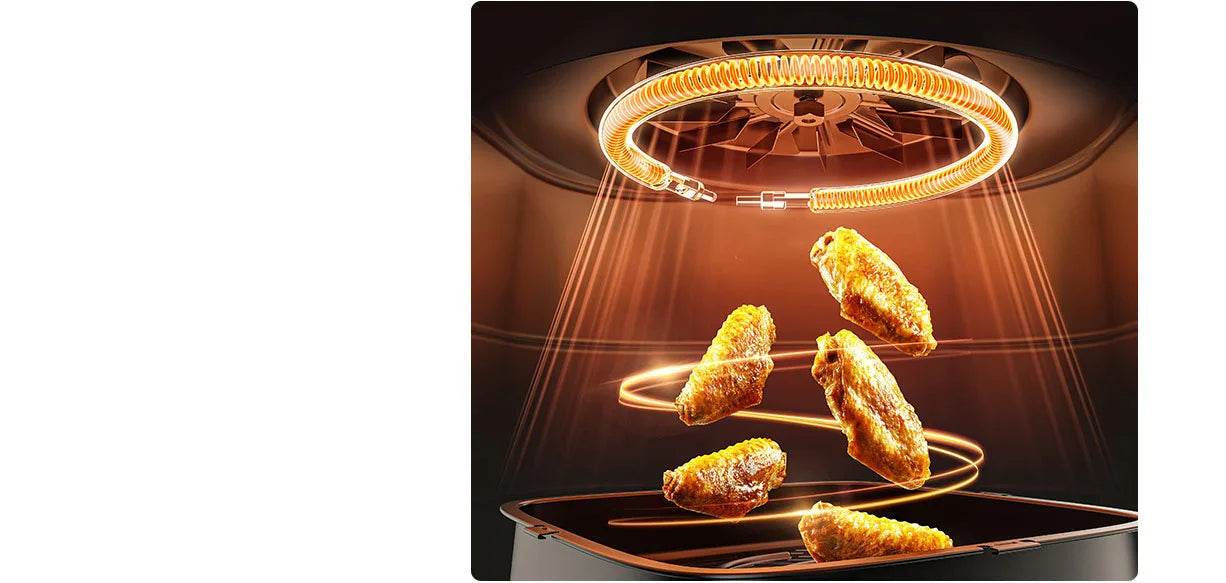 New Xiaomi Mijia Air Fryer N1 5L Household Low Oil And Light Fat No Flipping Required Smokeless Kitchen Electric Hot Fryer Oven - AIAZ