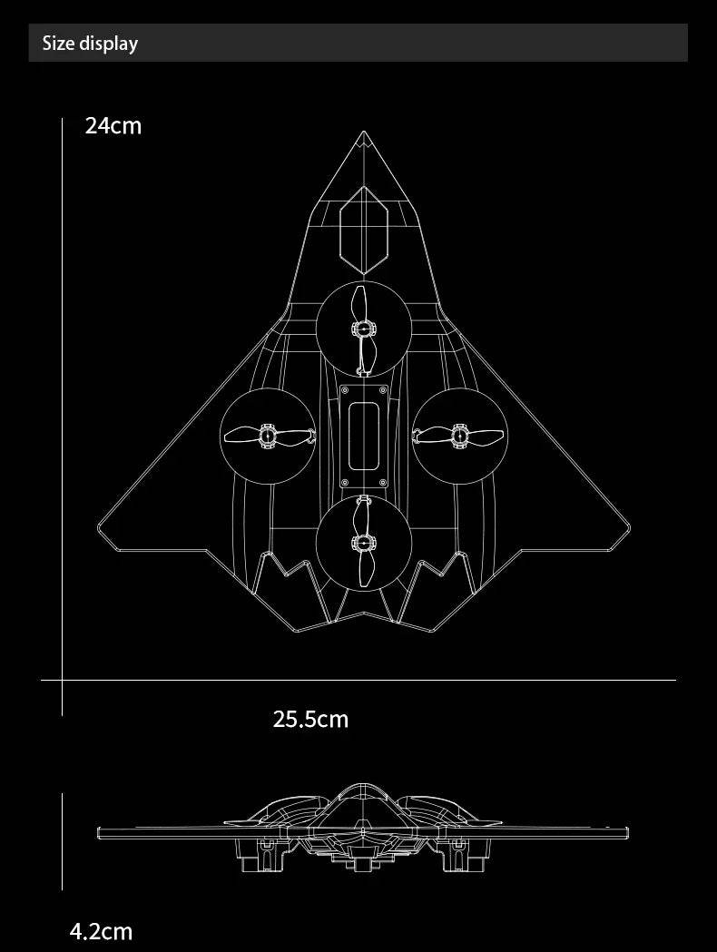 RC Aircraft EPP Foam Stunt Glider Electric Fighter Remote Control Airplane Fall Resistant Plane Toys for Boys Kids CZ01 CZ63 - AIAZ