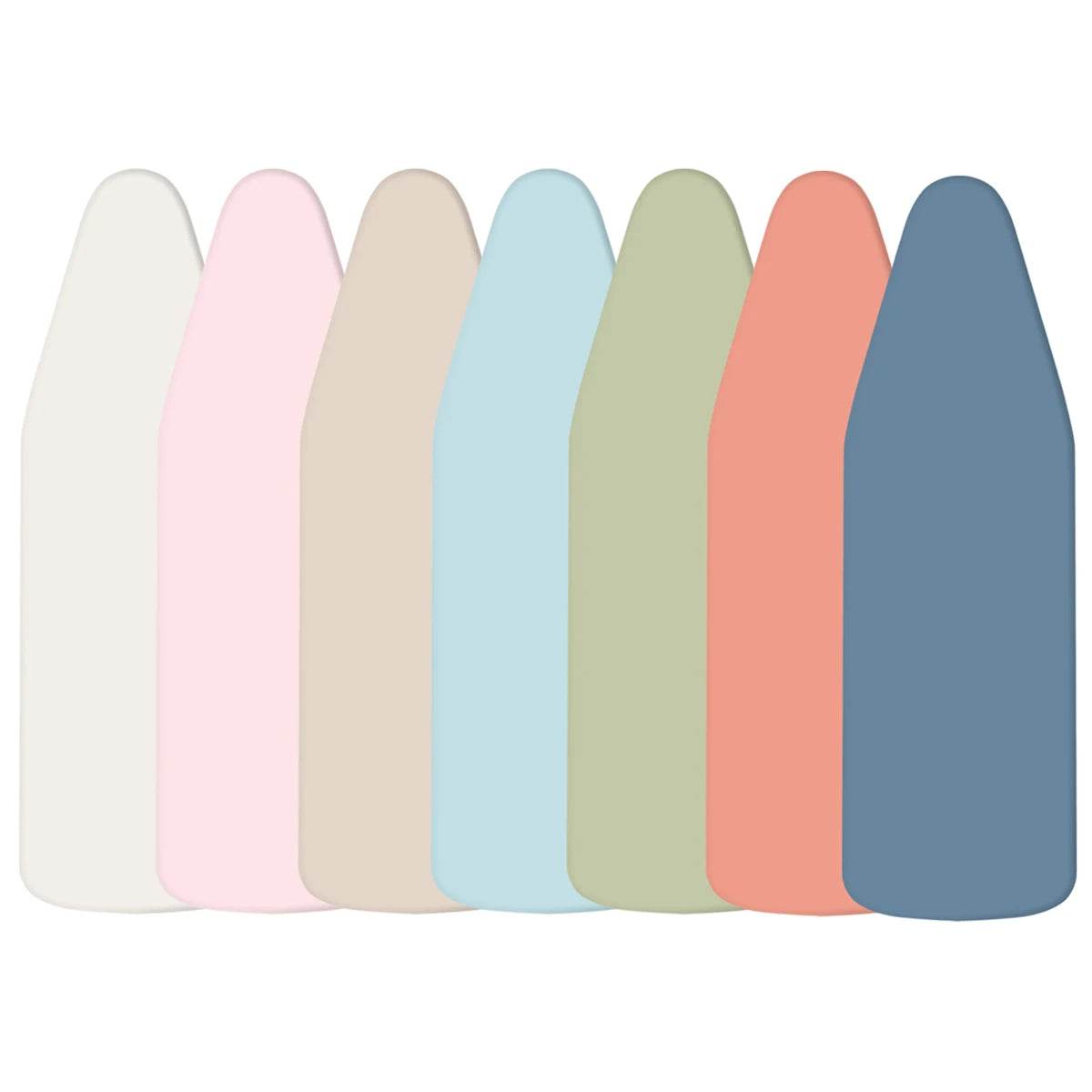 Ironing board cover 140x50cm, cotton cover and thick felt liner, easy to fit, resistant to burning, Morandi color - AIAZ