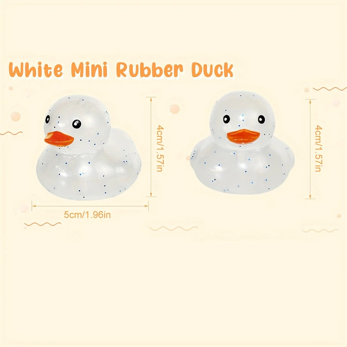 10-100PCS Rubber Duck Bath Duck Toys for Boys Girls,Squeak and Float Ducks in Bulk Baby Shower Duck Decorations Party Favors