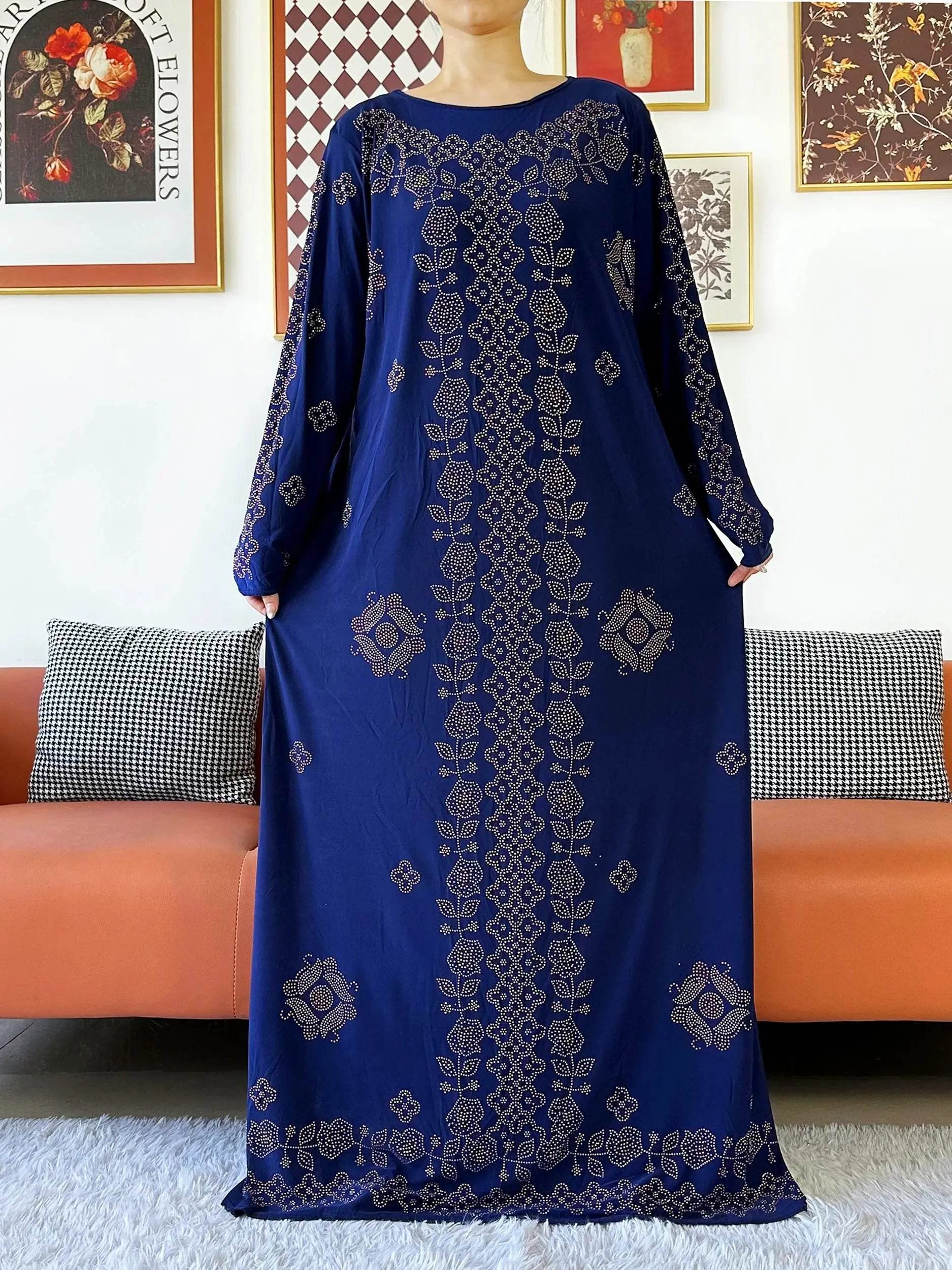 Muslim Two Piece Set Hijab Prayer Dress Fashion Abaya Set Women Prayer Garment Hijab Long Khimar Long Dress Sets Islamic Ramadan - AIAZ