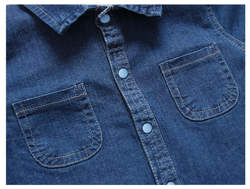 IENENS Baby Rompers Newborn Jumpsuits Clothes Denim One-pieces 0-18 Months Boy Girl Soft Suits Kids Clothes