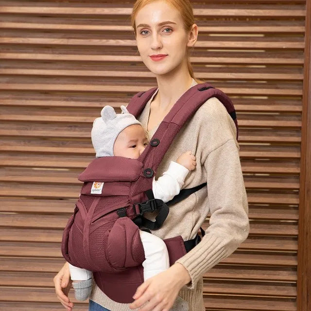 Breeze Omni Baby Carrier Multifunction Breathable Infant Carrier Backpack Kid Carriage Toddler baby Sling Wrap Suspenders 360