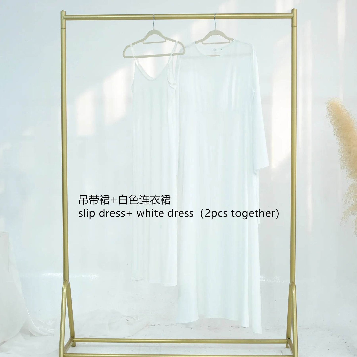 Muslim Women Long Loose Maxi Dress Dubai Turkey Solid Color Cotton Linen Waist Robe Abaya - AIAZ