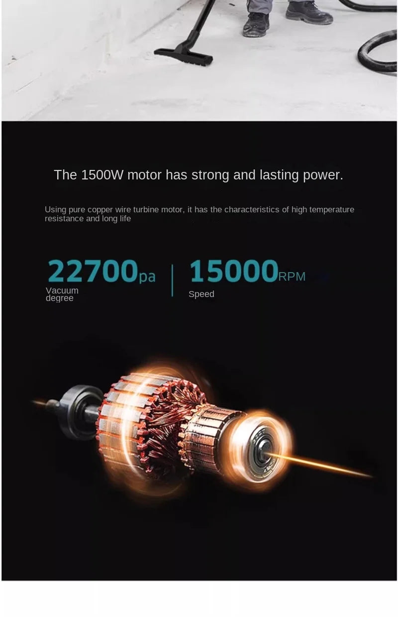 Germany karcher karcher household and commercial vacuum cleaner, bucket type wet and dry metal dust bucket NT20/1