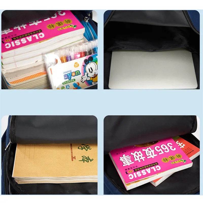 New Children School Bags Kids Backpack In Primary Schoolbag For Teenager Boys Waterproof Backpacks Book Bag - AIAZ