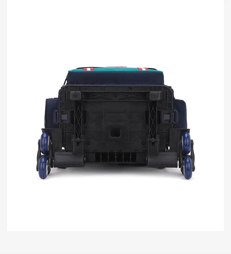 Rolling Backpacks for Primary School Children Trolley School Student Backpack Wheeled Bag Back To School Backpacks with Wheels - AIAZ