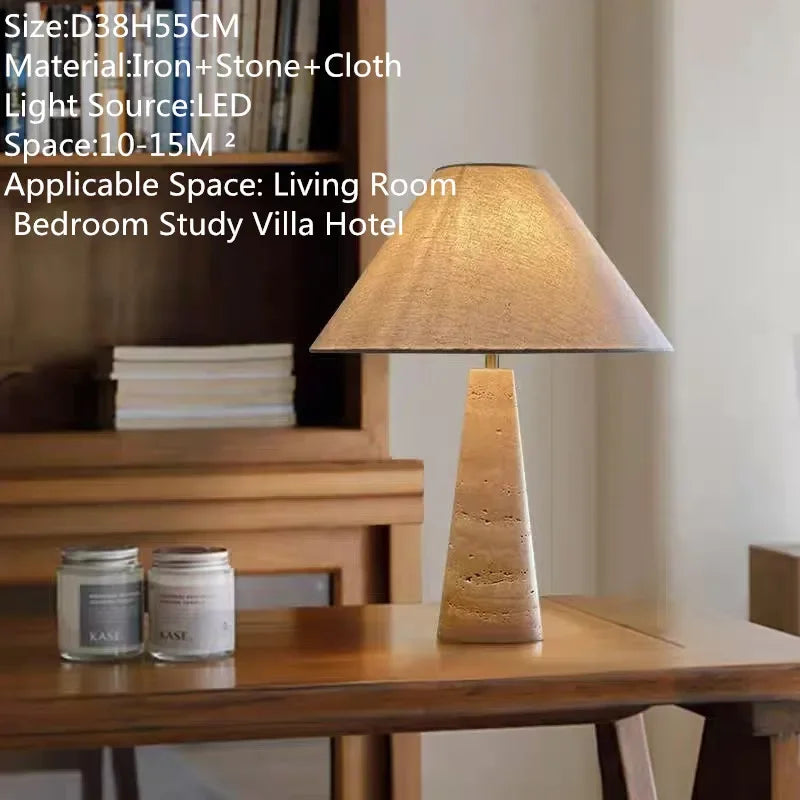 ULANI Contemporary Ceramic Table Lamp American Retro Creativity Living Room Bedroom Study Villa Hotel Homestay Desk Light