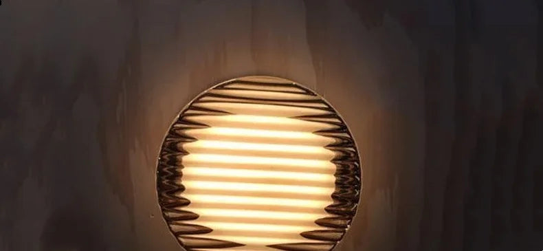 IWHD Home Decor LED Wall Lights Fixtures Glass Aluminum Corridor Bedroom Living Room Nightlights Modern Moon Lamp Miroir Mural
