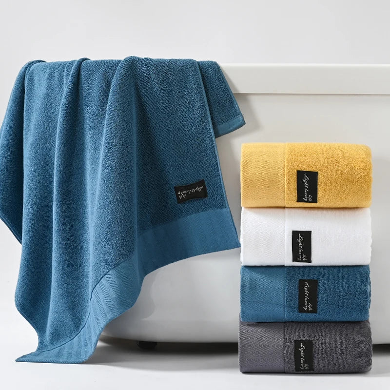 Adult Bath Towel 100% Cotton Sweat Absorbent Towel Sports Towel Strongly Absorbent Bath Towel Set 70x140cm