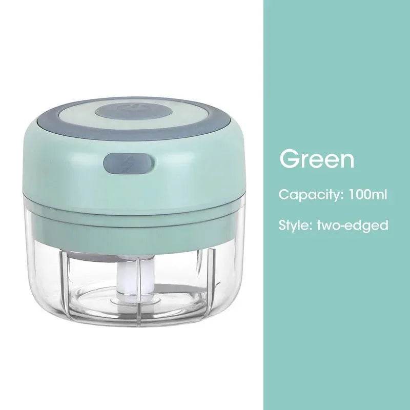 100ML/250ML Mini Electric Garlic Chopper USB Meat Grinder Garlic Masher Machine Sturdy Durable Crushed Ginger Vegetable Crusher - AIAZ