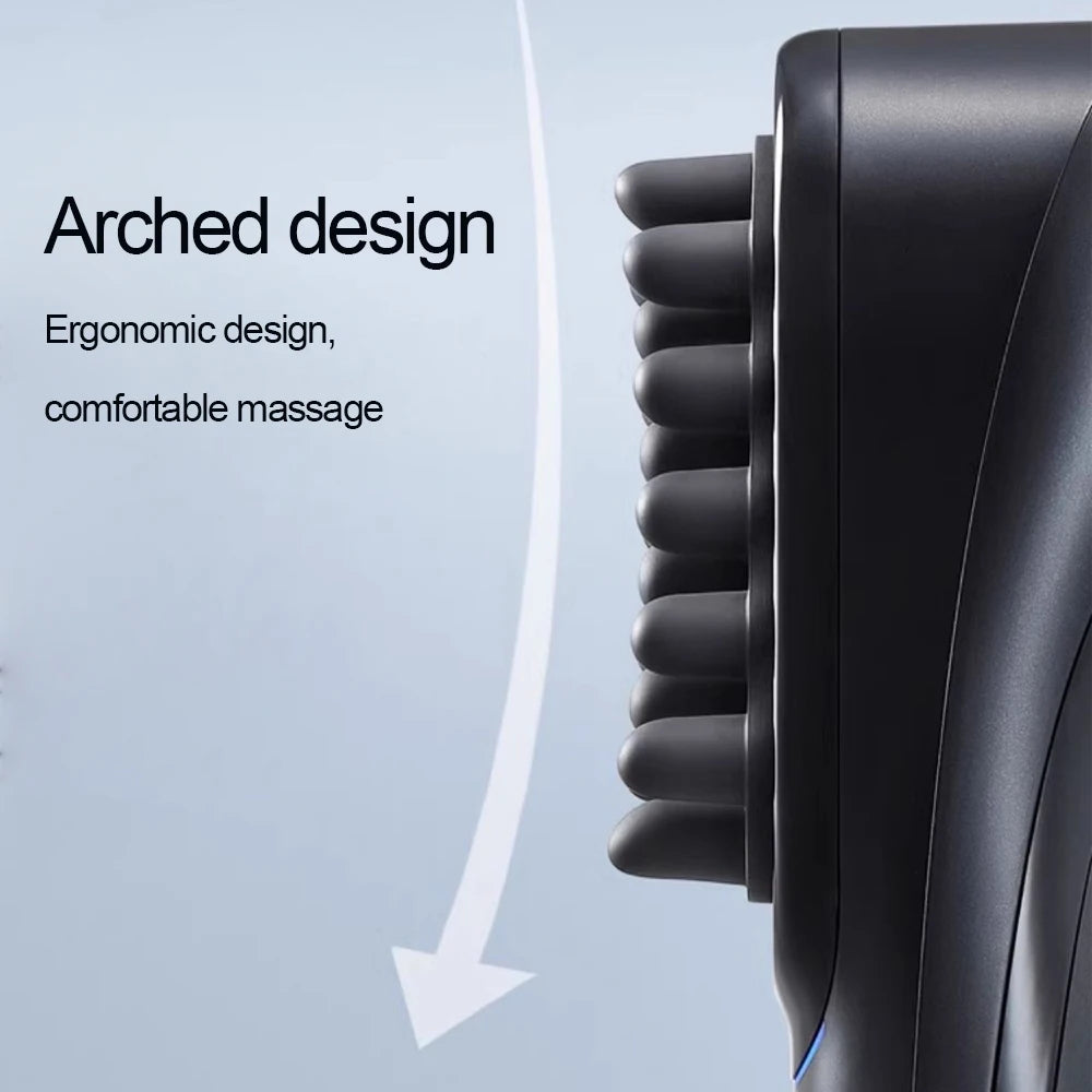 Fascia Gun Vibration Massage Comb Head Massager Body Relax Relief Headaches Massage For Scalp Vibrating brush Lymphatic Drainage