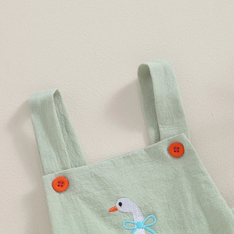 Citgeett Summer Infant Baby Girl Sleeveless Bodysuit Print Suspender Jumpsuit Cute Casual Clothes